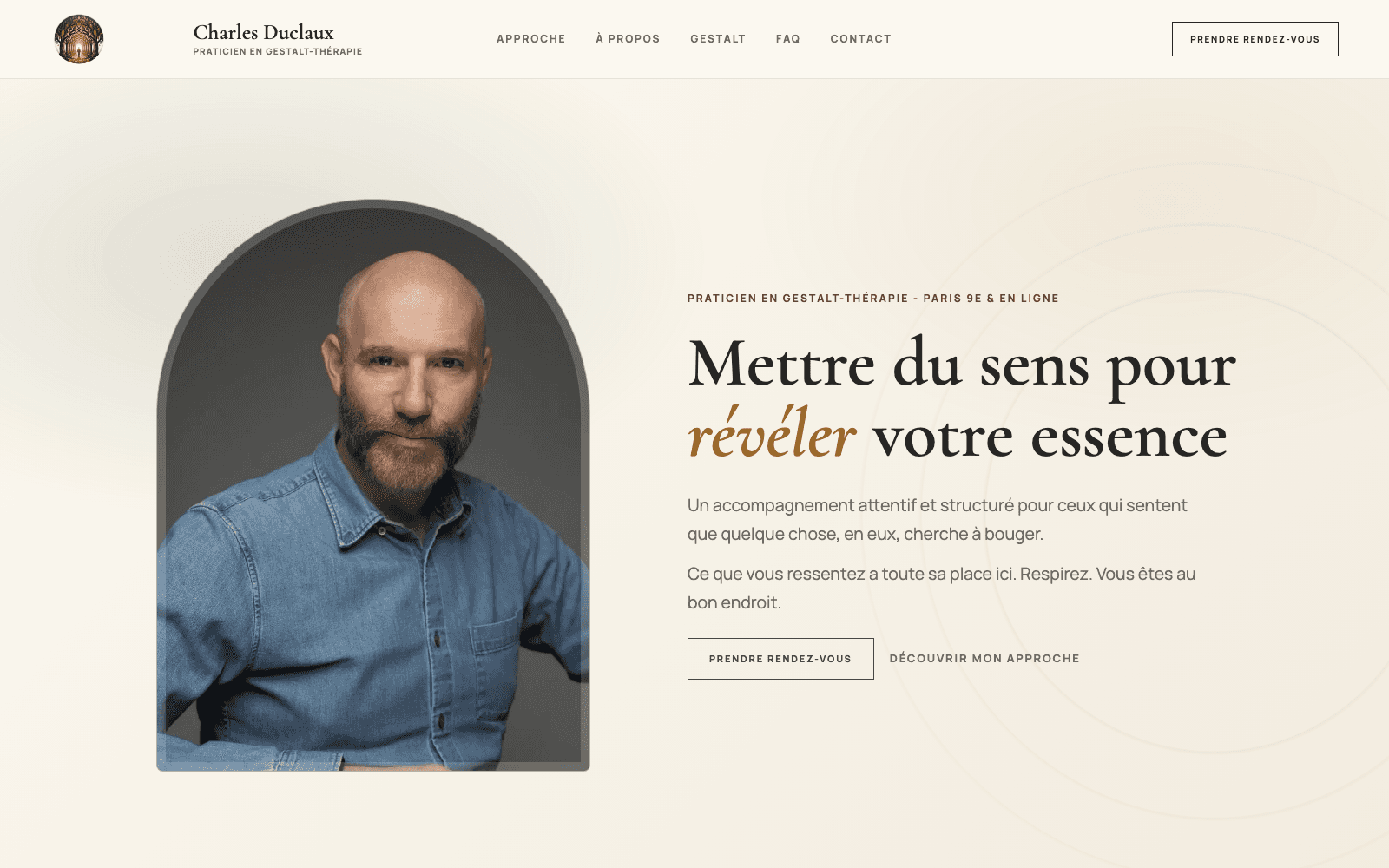 Aperçu du site Charles Duclaux